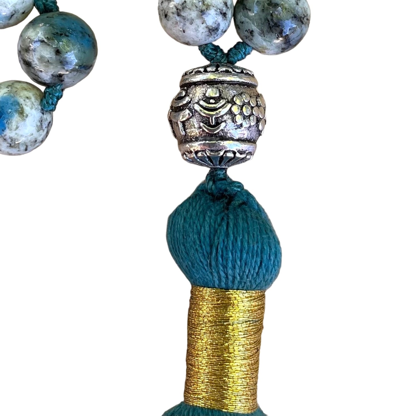 CLARITY, STRENGTH, HOPE, K2 & Auspicious Symbols Pocket Mala 27 Beads