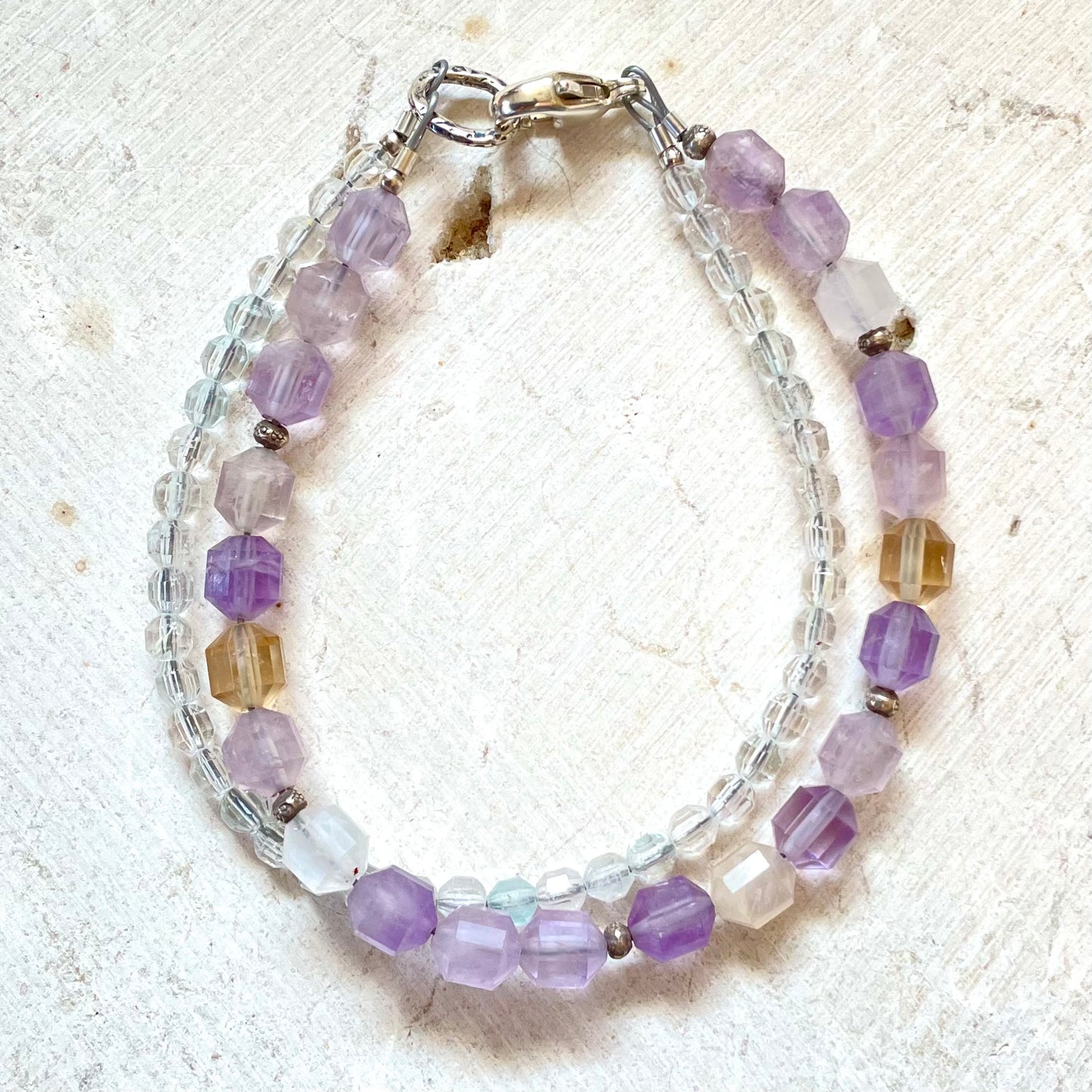 Intention Bracelet Clarity | Ametrine & Topaz