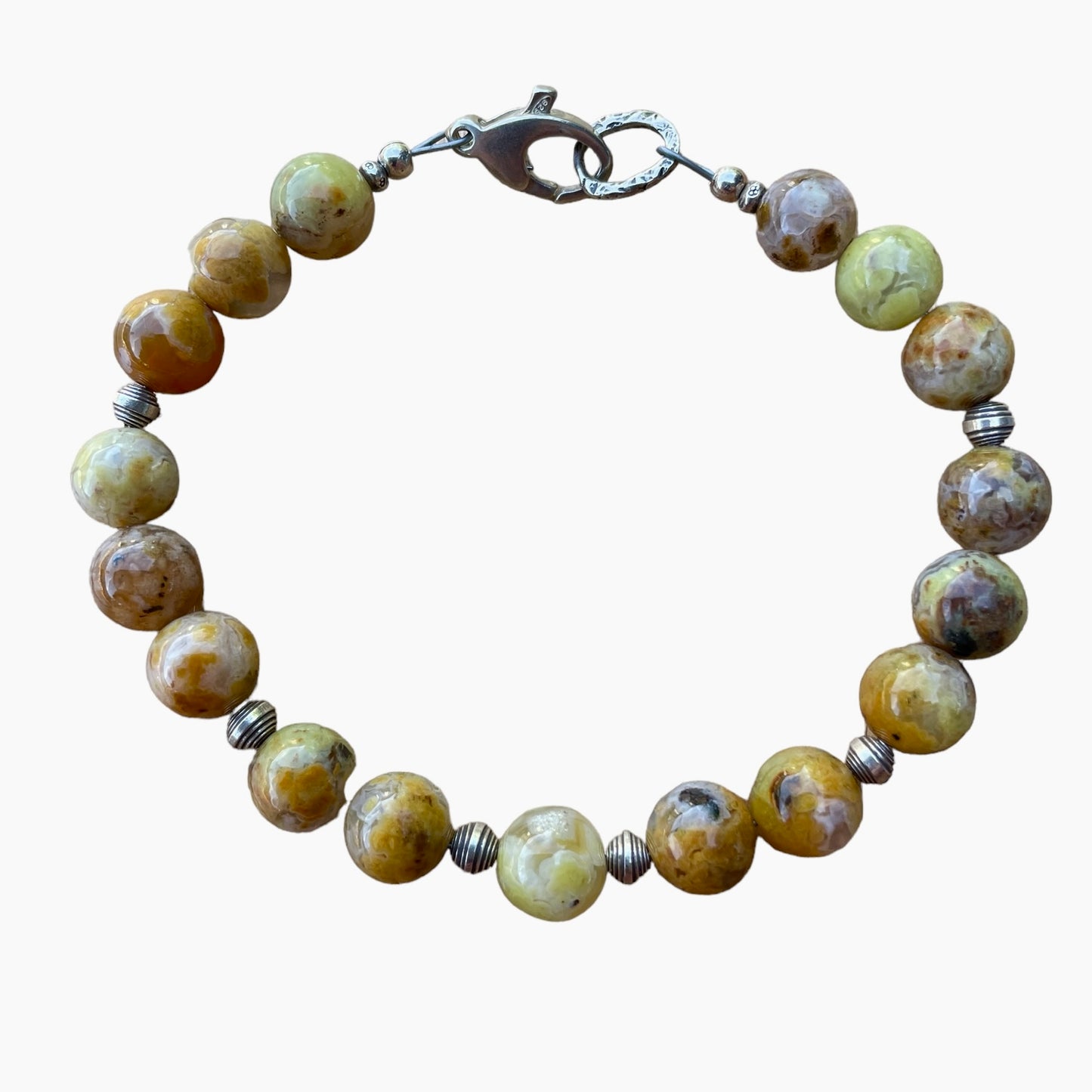 VITALITY Yellow Opal Gemstone Intention Bracelet, Wearable Energy