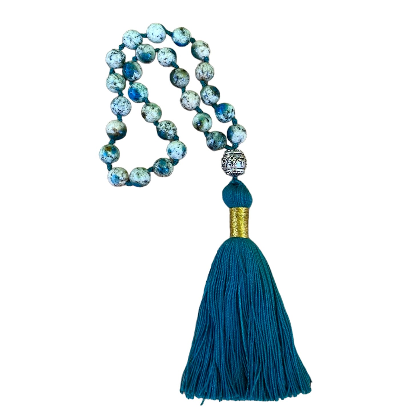 CLARITY, STRENGTH, HOPE, K2 & Auspicious Symbols Pocket Mala 27 Beads